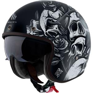 MT Le Mans 2 SV Breakout B2 avoin moottoripyöräilykypärä mattamusta