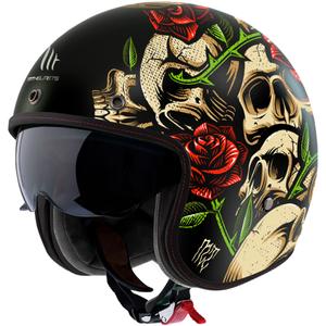 MT Le Mans 2 SV Breakout B2 avoin moottoripyöräilykypärä kiiltävästä syystä