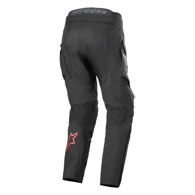 Alpinestars Hyde XT moottoripyöräilyhousut musta ja punainen