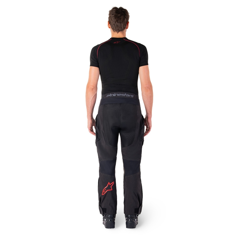 Alpinestars Hyde XT moottoripyöräilyhousut musta ja punainen