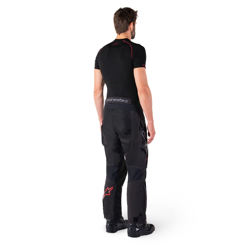 Alpinestars Hyde XT moottoripyöräilyhousut musta ja punainen