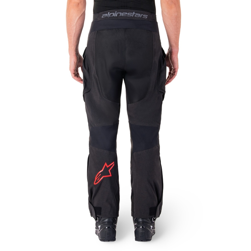 Alpinestars Hyde XT moottoripyöräilyhousut musta ja punainen