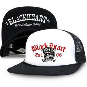 Lasten lippis Black Heart Bones musta ja valkoinen