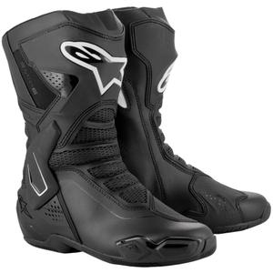 Naisten Alpinestars Stella SMX-6 3 Mustavalkoiset moottoripyöräsaappaat