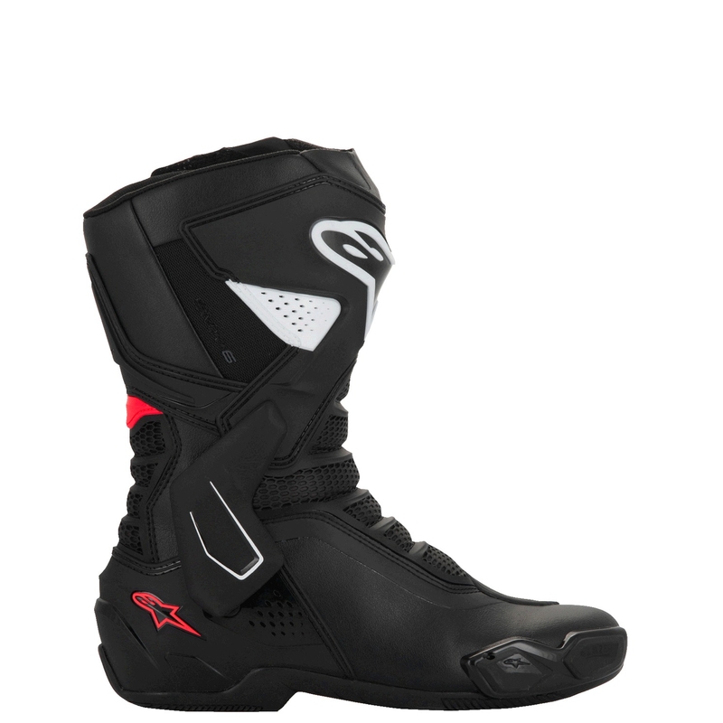 Alpinestars Naisten Stella SMX-6 3 Musta, valkoinen ja vaaleanpunainen Moottoripyöräsaappaat