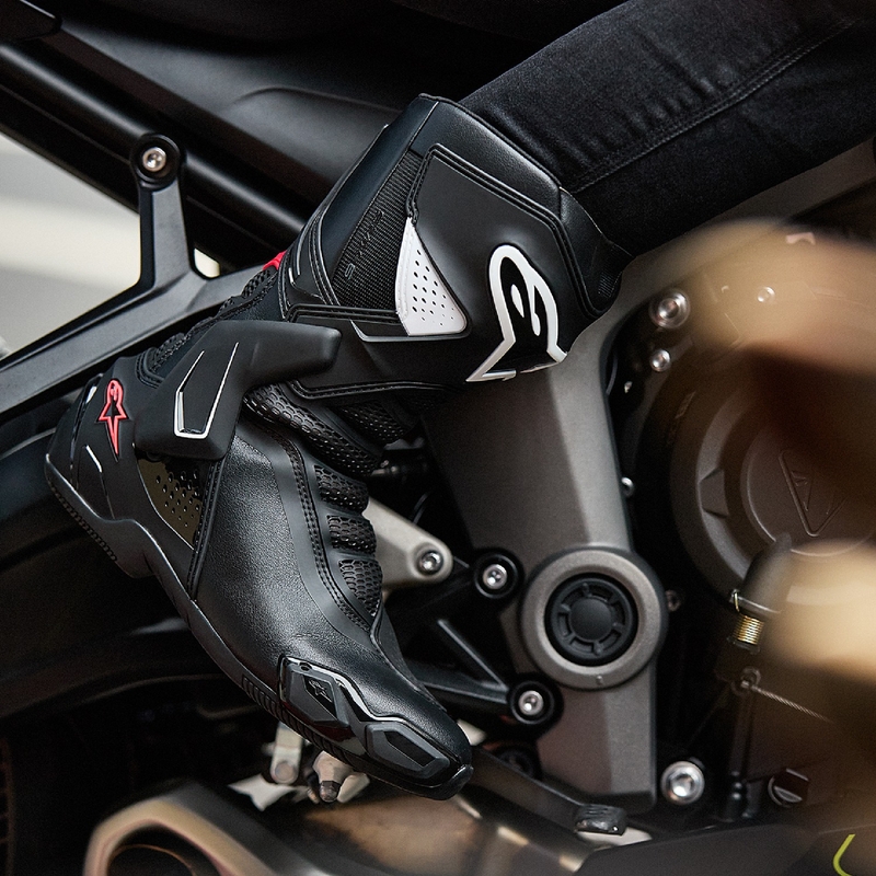 Alpinestars Naisten Stella SMX-6 3 Musta, valkoinen ja vaaleanpunainen Moottoripyöräsaappaat