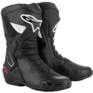 Alpinestars Naisten Stella SMX-6 3 Musta, valkoinen ja vaaleanpunainen Moottoripyöräsaappaat
