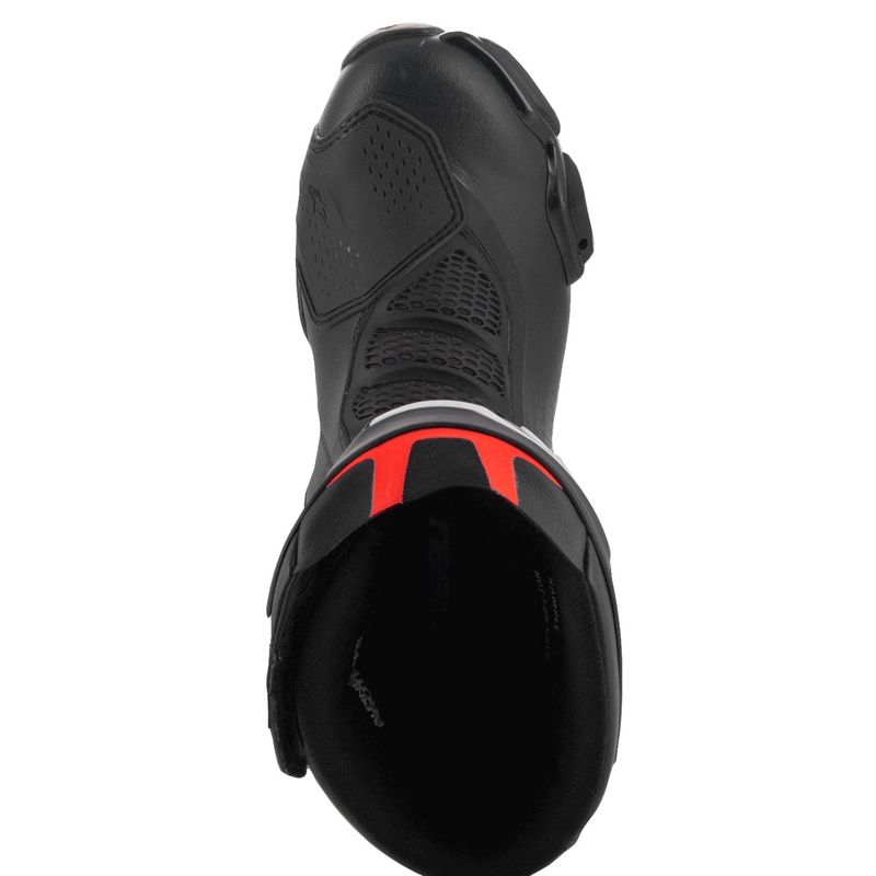 Alpinestars SMX-6 3 musta-fluo-punainen moottoripyörä saappaat