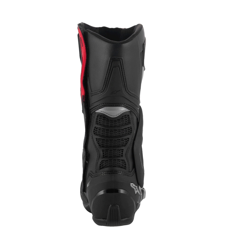 Alpinestars SMX-6 3 musta-hopea-punainen moottoripyöräsaappaat
