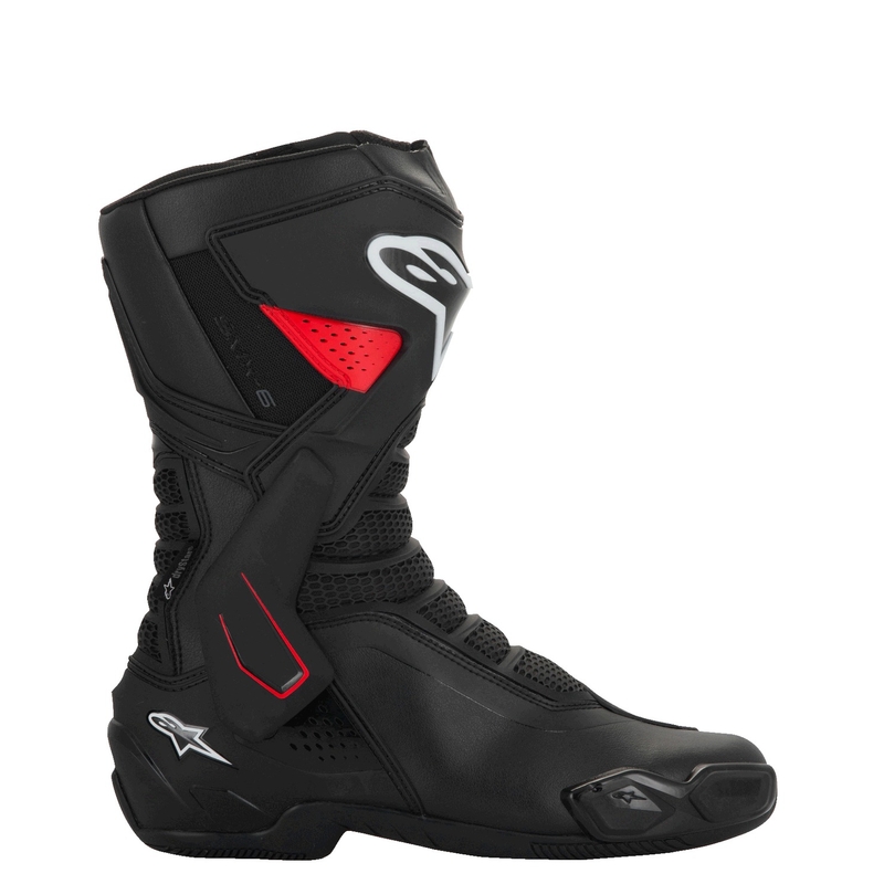 Alpinestars SMX-6 3 Drystar musta ja punainen moottoripyöräsaappaat