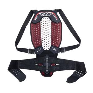 Alpinestars Nucleon Plasma selkärangan suojus musta-valko-punainen