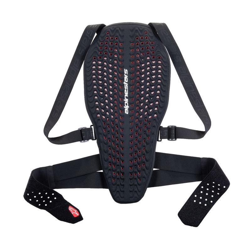 Alpinestars Nucleon Plasma selkärangan suojus musta-valko-punainen