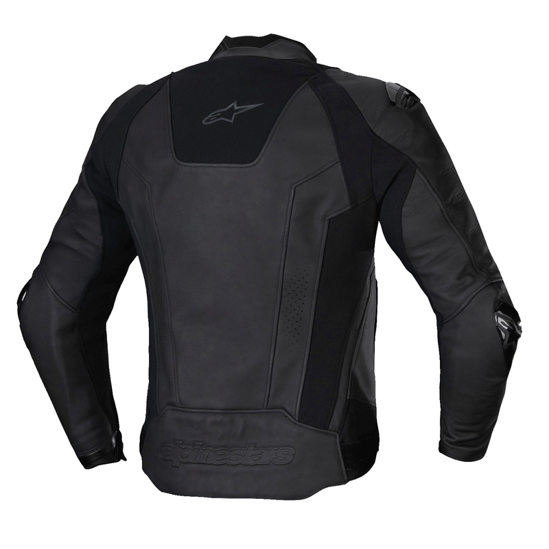 Alpinestars Missile 3 Musta Nahka Moottoripyöräily takki