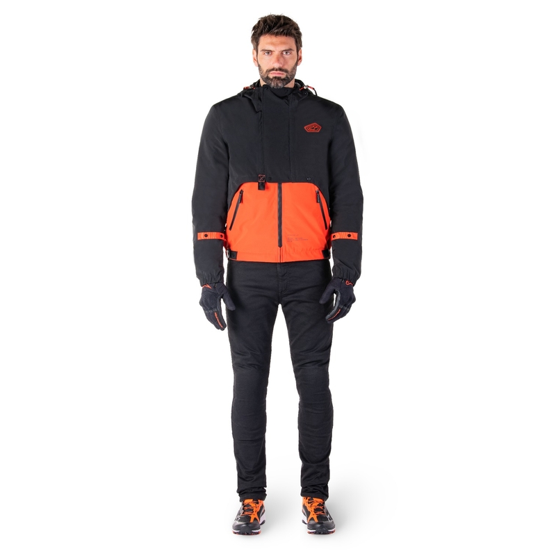 Alpinestars Mootant vedenpitävä anorakki musta-fluo oranssi