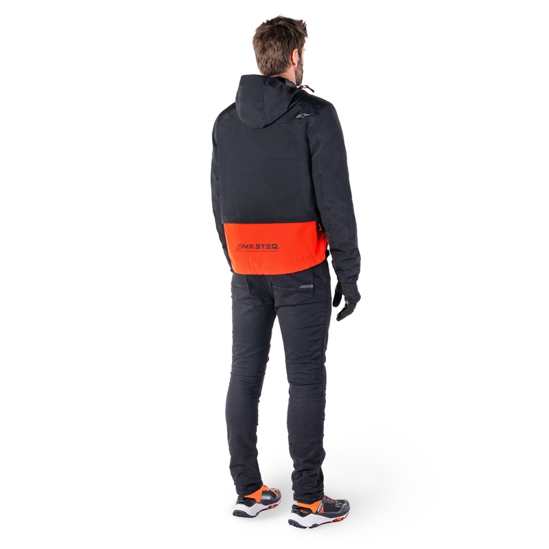Alpinestars Mootant vedenpitävä anorakki musta-fluo oranssi