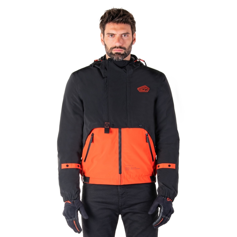 Alpinestars Mootant vedenpitävä anorakki musta-fluo oranssi