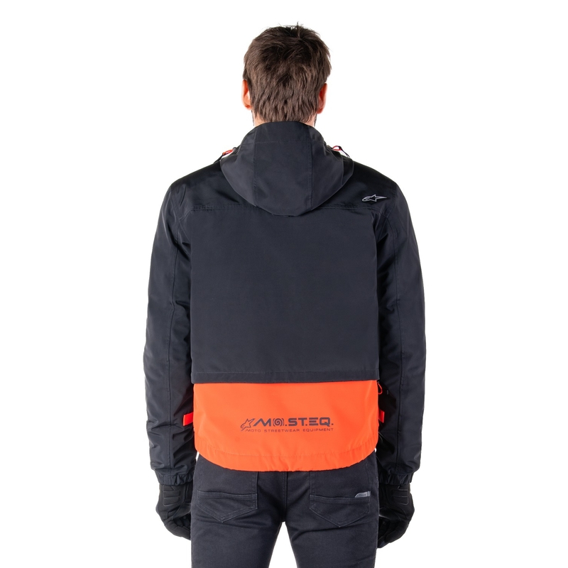 Alpinestars Mootant vedenpitävä anorakki musta-fluo oranssi