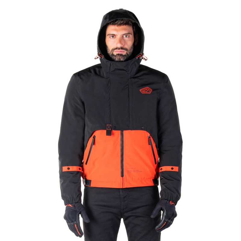 Alpinestars Mootant vedenpitävä anorakki musta-fluo oranssi