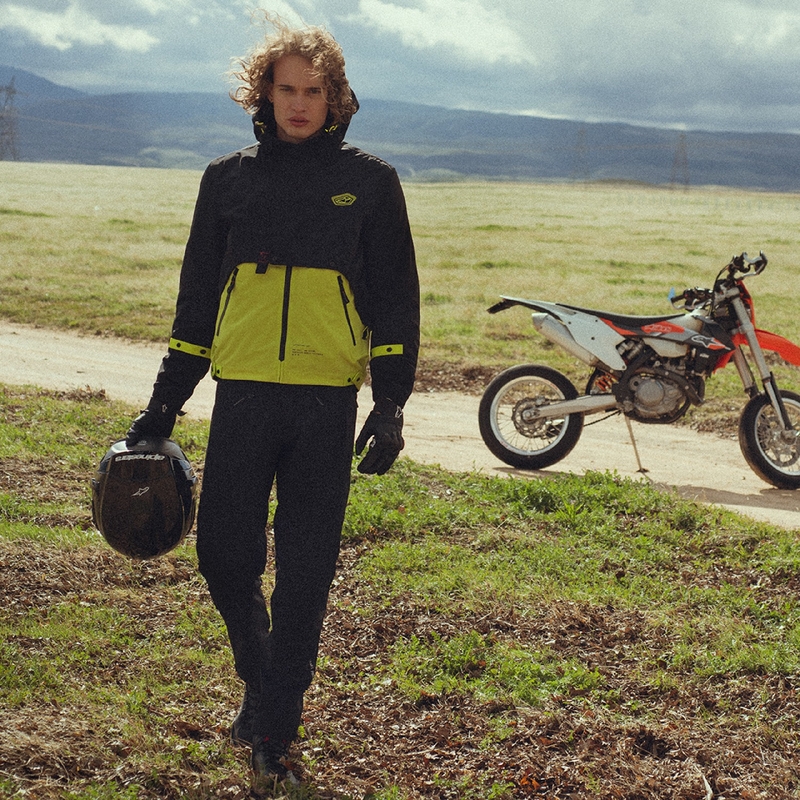 Alpinestars Mootant vedenpitävä anorakki musta-fluo oranssi