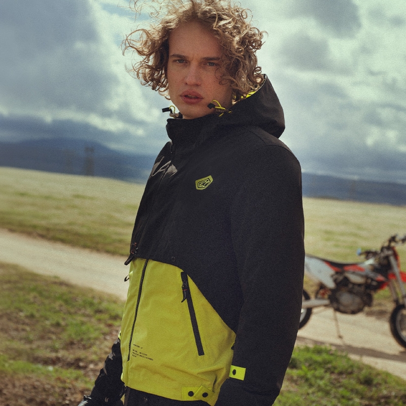 Alpinestars Mootant vedenpitävä anorakki musta-fluo oranssi