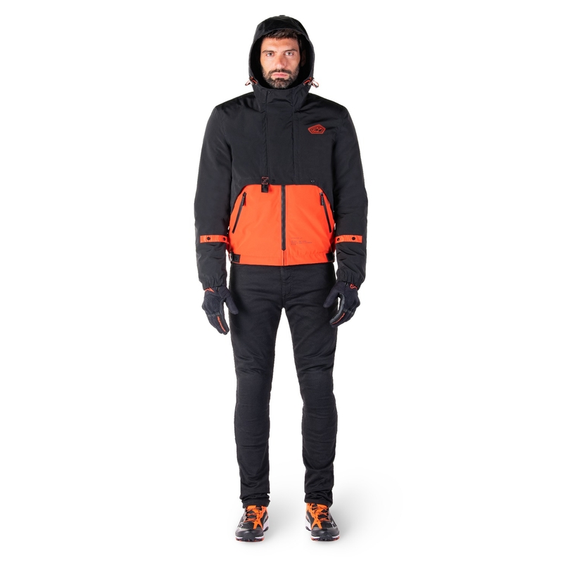 Alpinestars Mootant vedenpitävä anorakki musta-fluo oranssi