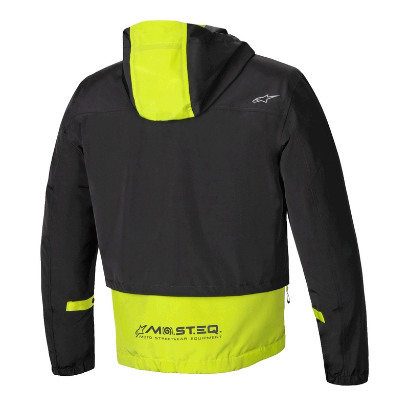 Alpinestars Mootant vedenpitävä anorakki Musta-Fluo Keltainen