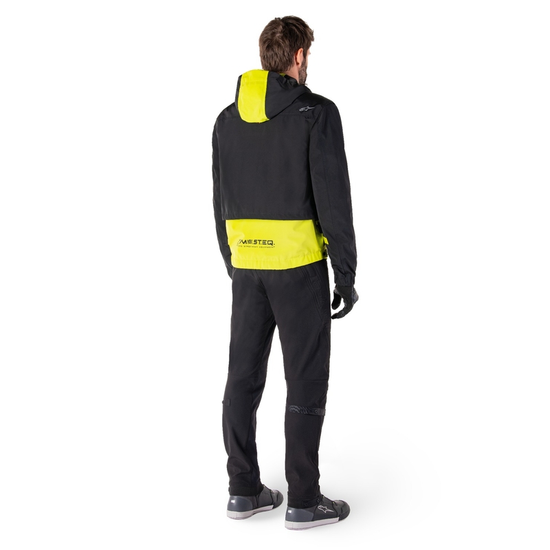 Alpinestars Mootant vedenpitävä anorakki Musta-Fluo Keltainen