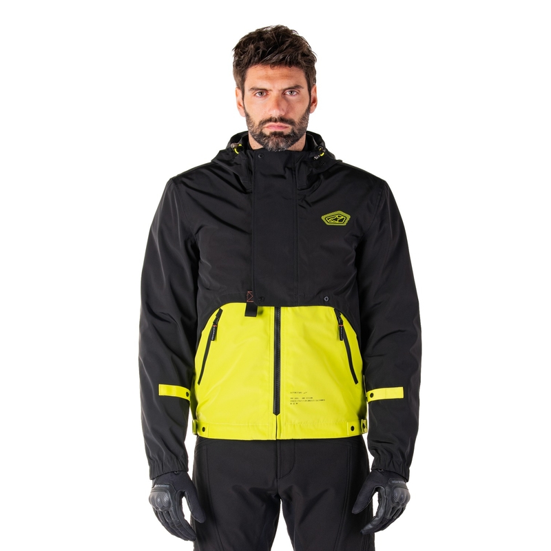 Alpinestars Mootant vedenpitävä anorakki Musta-Fluo Keltainen
