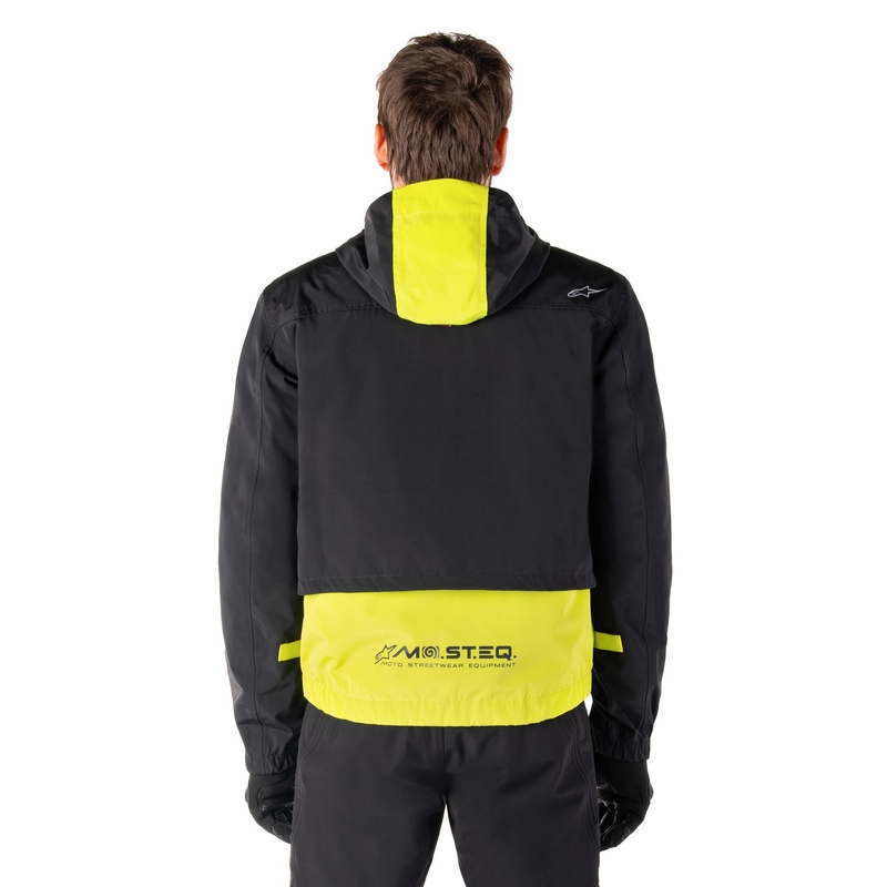 Alpinestars Mootant vedenpitävä anorakki Musta-Fluo Keltainen