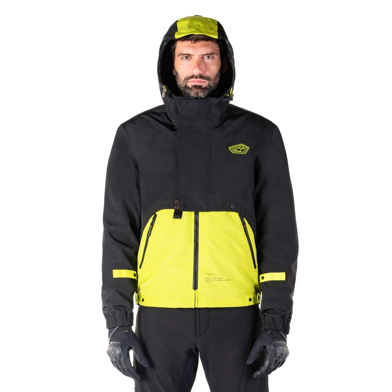 Alpinestars Mootant vedenpitävä anorakki Musta-Fluo Keltainen