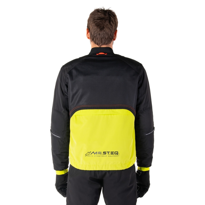 Alpinestars Mootant vedenpitävä anorakki Musta-Fluo Keltainen