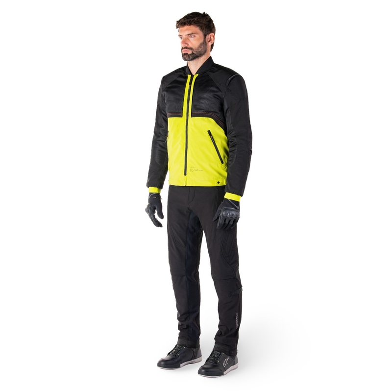 Alpinestars Mootant vedenpitävä anorakki Musta-Fluo Keltainen