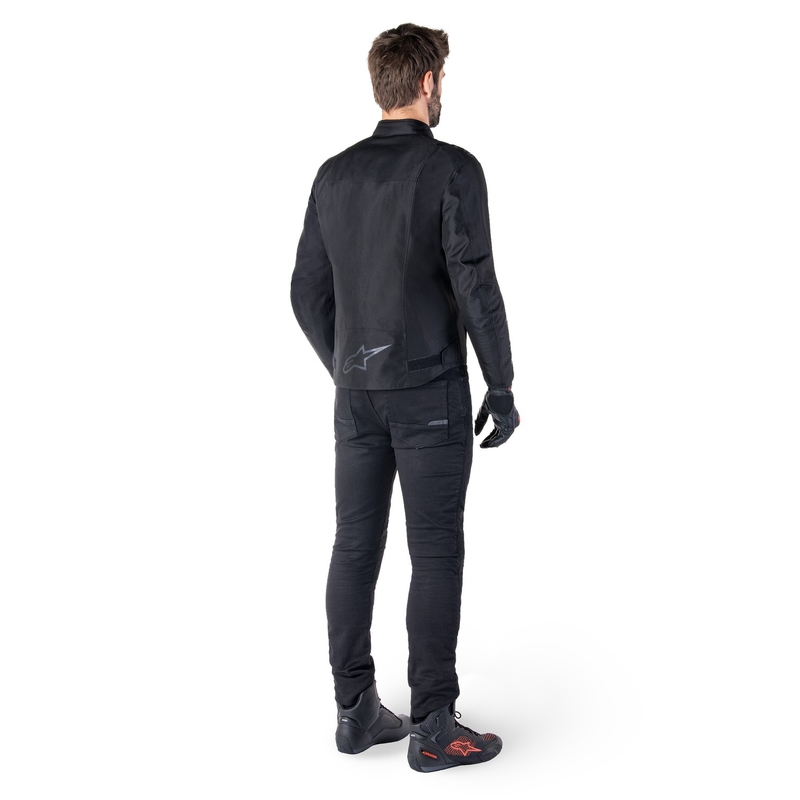 Alpinestars T-SPS 2 Vedenpitävä musta moottoripyöräily takki