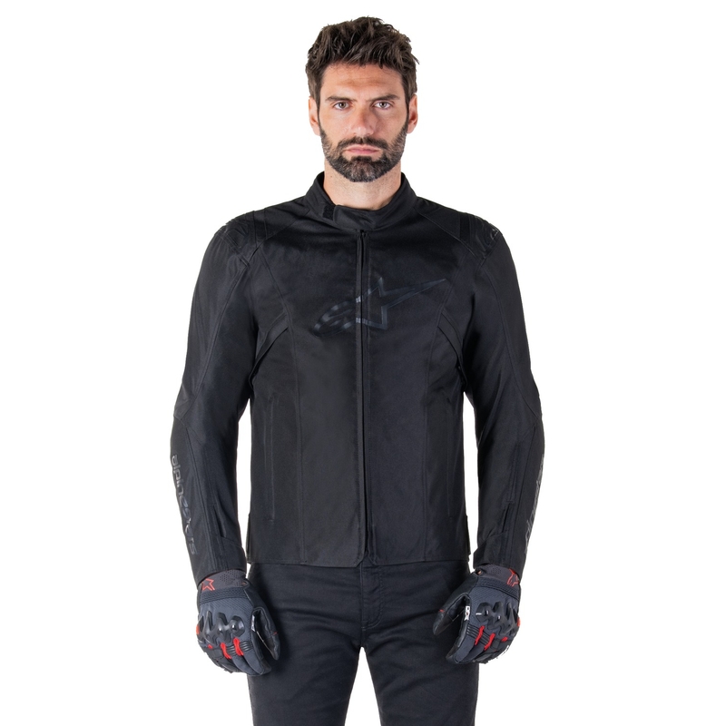 Alpinestars T-SPS 2 Vedenpitävä musta moottoripyöräily takki