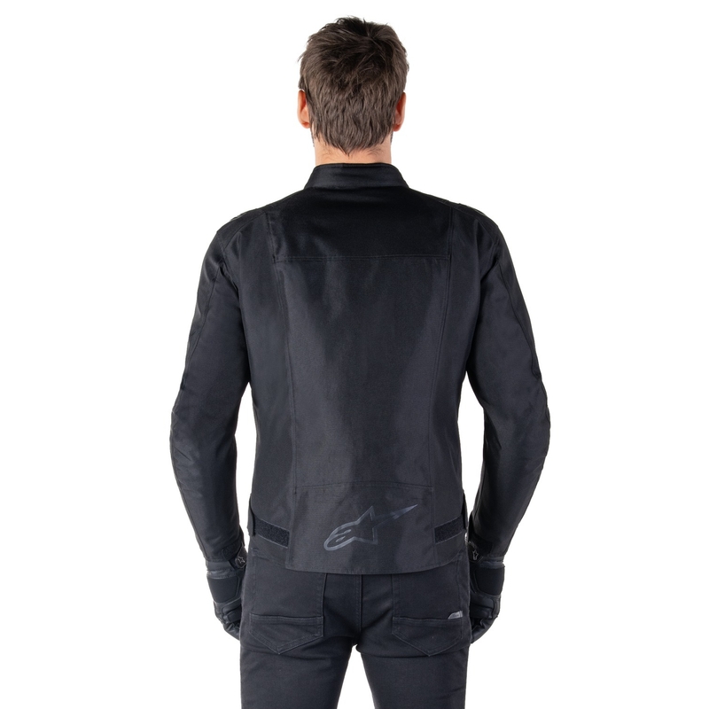 Alpinestars T-SPS 2 Vedenpitävä musta moottoripyöräily takki