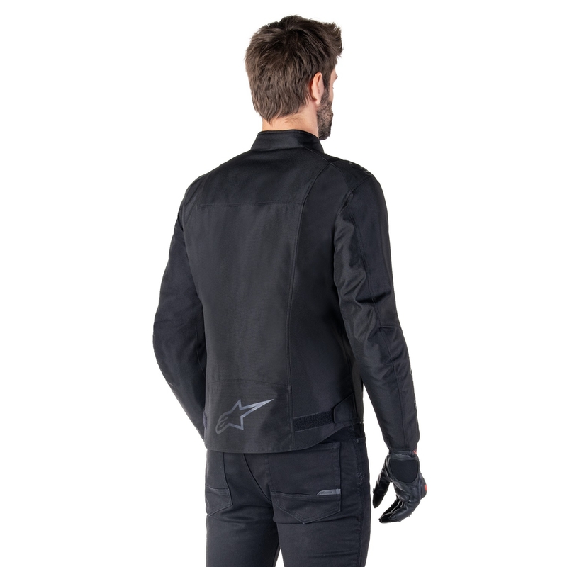 Alpinestars T-SPS 2 Vedenpitävä musta moottoripyöräily takki