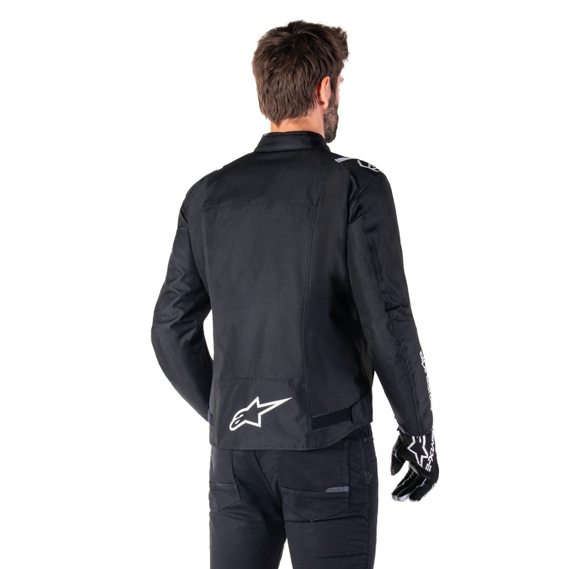 Alpinestars T-SPS 2 Vedenpitävä mustavalkoinen moottoripyöräily takki