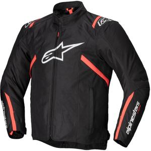 Alpinestars T-SPS 2 Vedenpitävä musta-valkoinen-fluo punainen moottoripyöräily takki