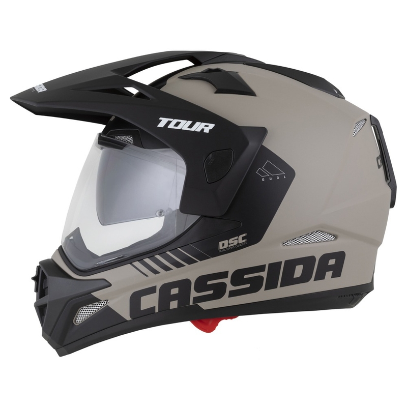 Enduro kypärä Cassida Tour 2.0 Dual matta hiekka-musta