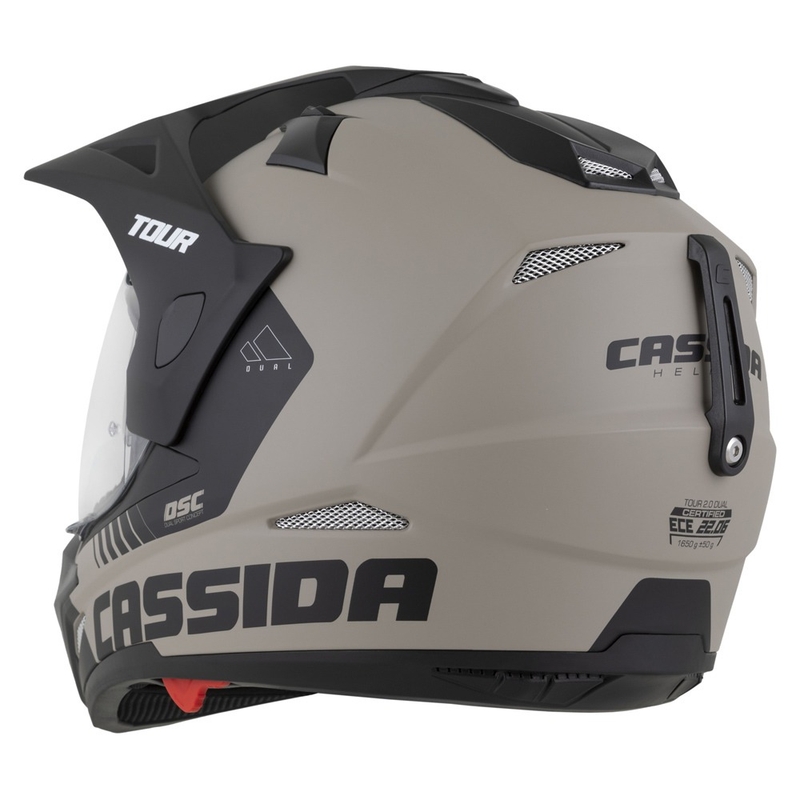 Enduro kypärä Cassida Tour 2.0 Dual matta hiekka-musta