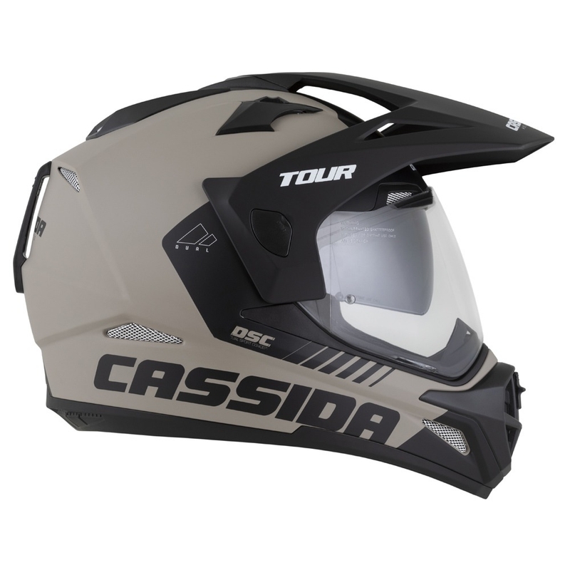 Enduro kypärä Cassida Tour 2.0 Dual matta hiekka-musta