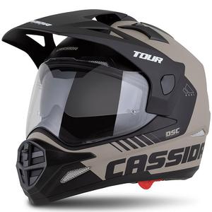Enduro kypärä Cassida Tour 2.0 Dual matta hiekka-musta