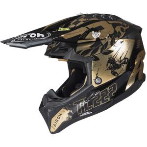Motocross kypärä Airoh Aviator 3.0 "TC 222 THE LEGEND" musta-kultainen