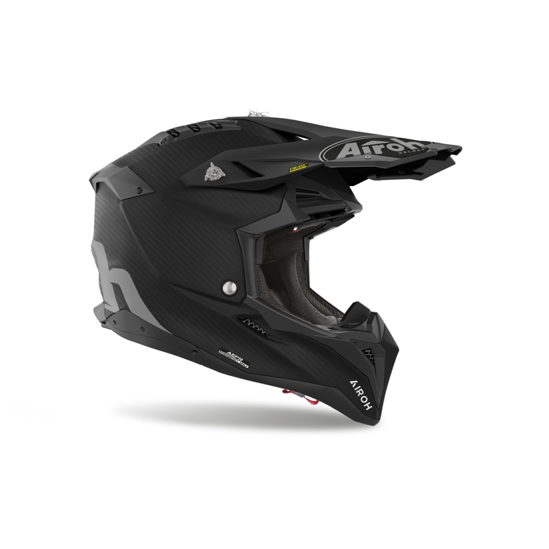 Motocross-kypärä Airoh Aviator 3.0 Carbon mattamusta