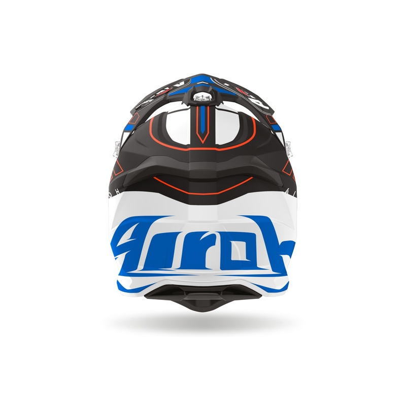 Motokrosová helma Airoh Strycker Skin modrá matná výprodej