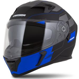 Integral kypärä Cassida Integral 3.0 RoxoR musta-harmaa-sininen