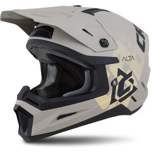 Motocross-kypärä Cassida Cross Cup 2 Alta matta hiekanharmaa