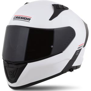 Cassida Aero integraali moottoripyöräilykypärä matta valkoinen-musta