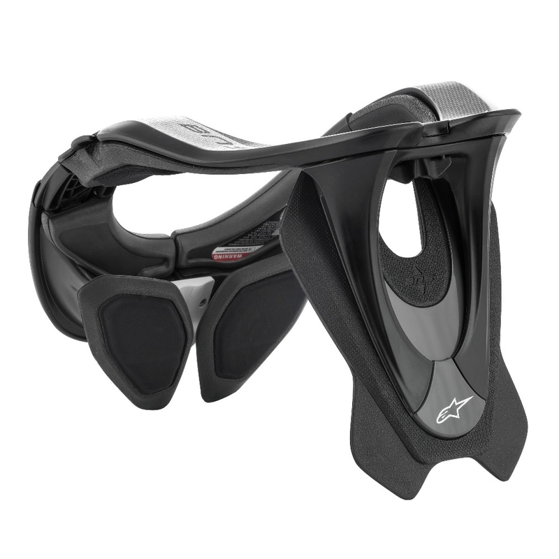 Alpinestars BNS Tech-2 kaularangan suojus musta-harmaa