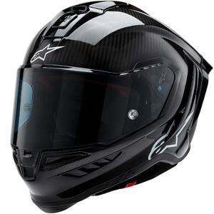 Alpinestars Supertech R-10 Solid Black Integral moottoripyöräilykypärä